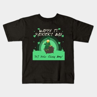 St Patrick's Day Design Kids T-Shirt